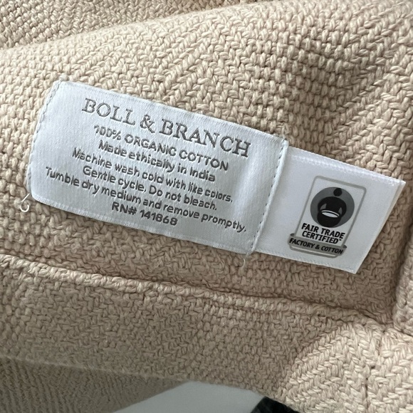 Boll & Branch Herringbone Bed Blanket - Picture 5 of 5